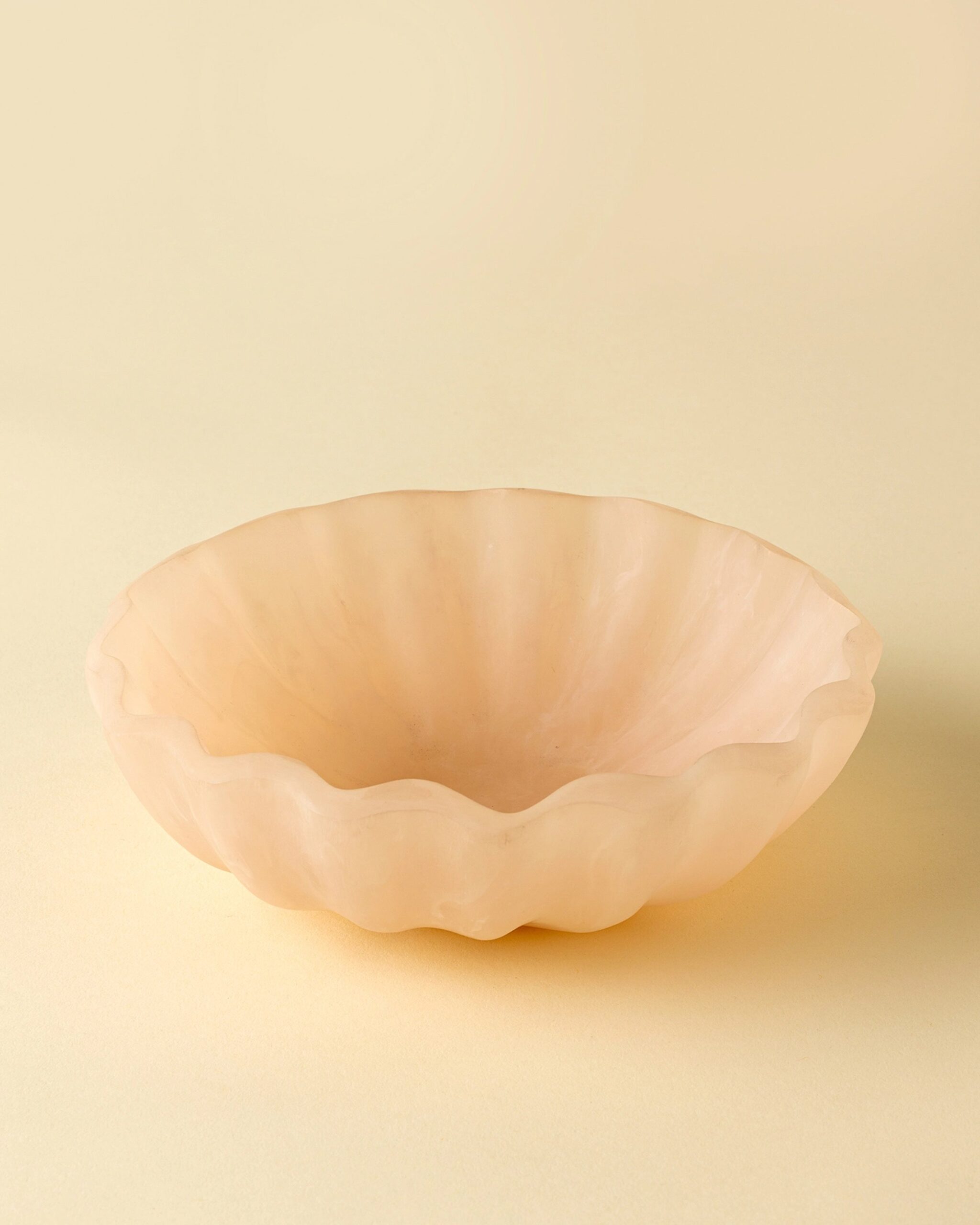 Scallop Resin Bowl