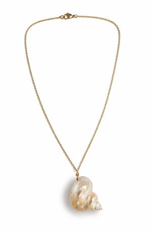 Conch Seashell Gold Necklace