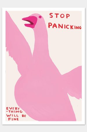 Stop Panicking Postcard