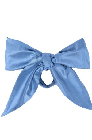 The Taffeta Bow Cornflower Blue