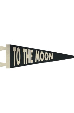 To The Moon Felt Pennant