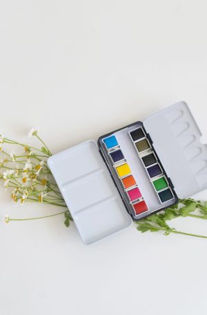 Travel Watercolor Paint Palette