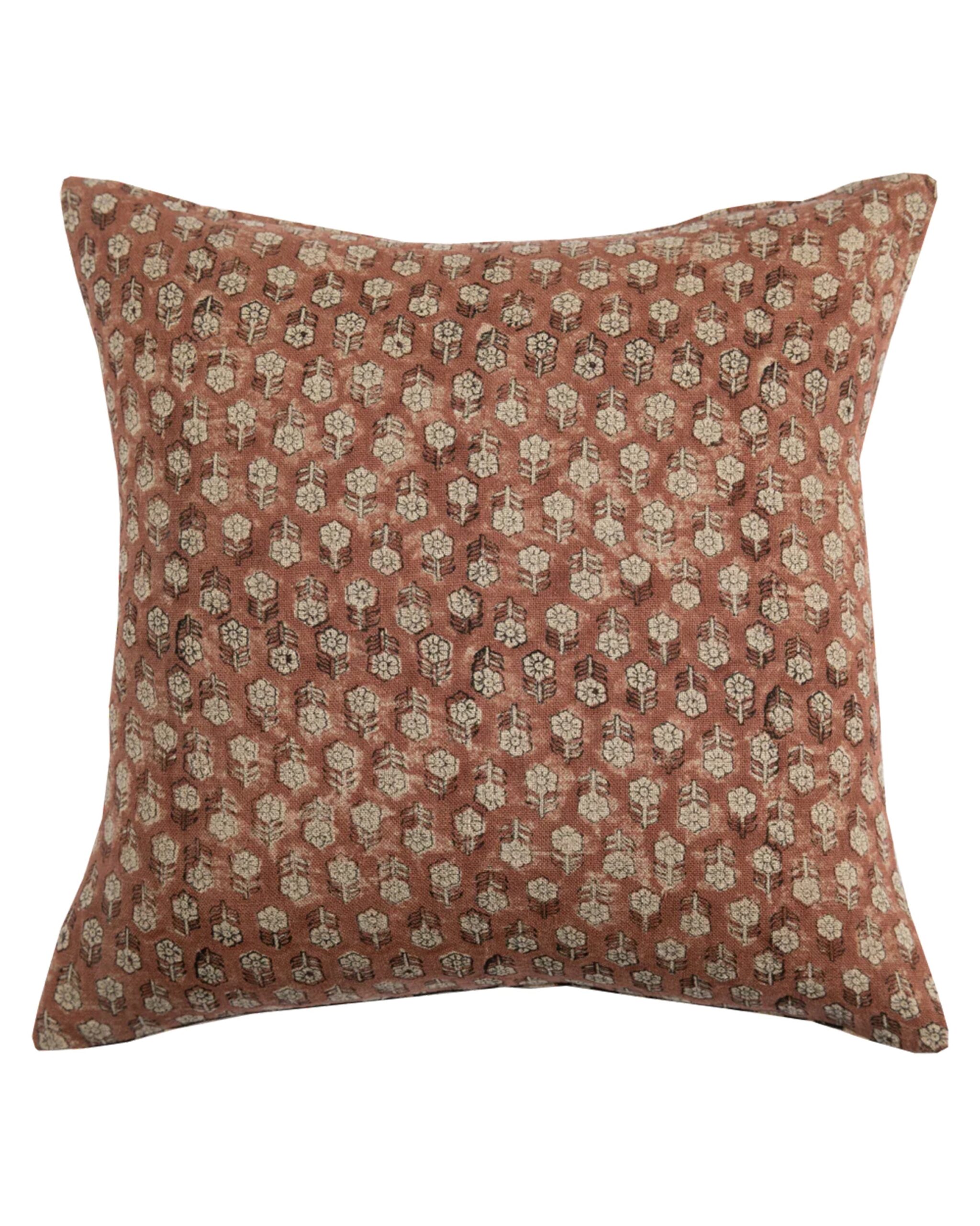 Tulsi Saffron Pillow 24×24
