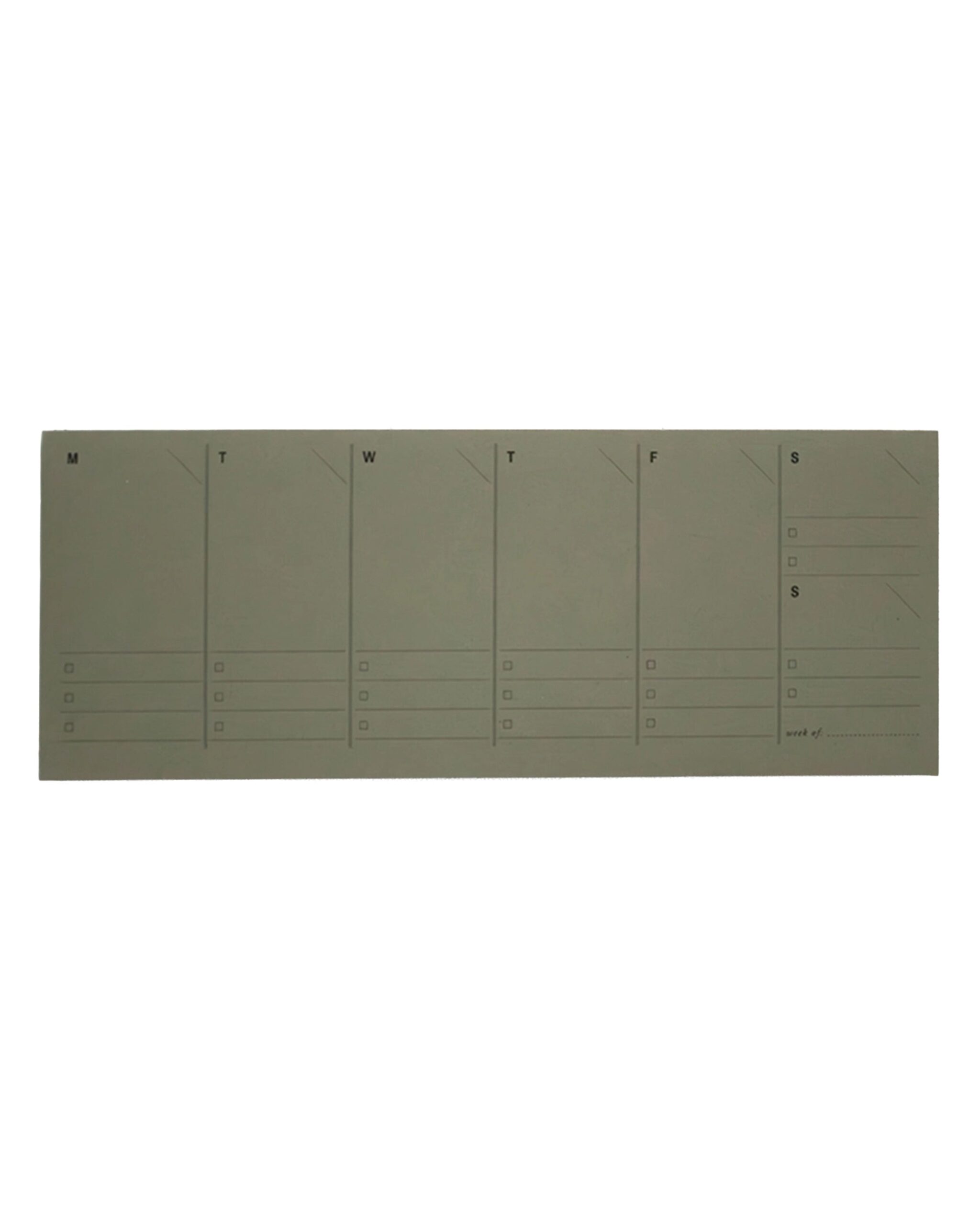 Weekly Planner Paper Notepad