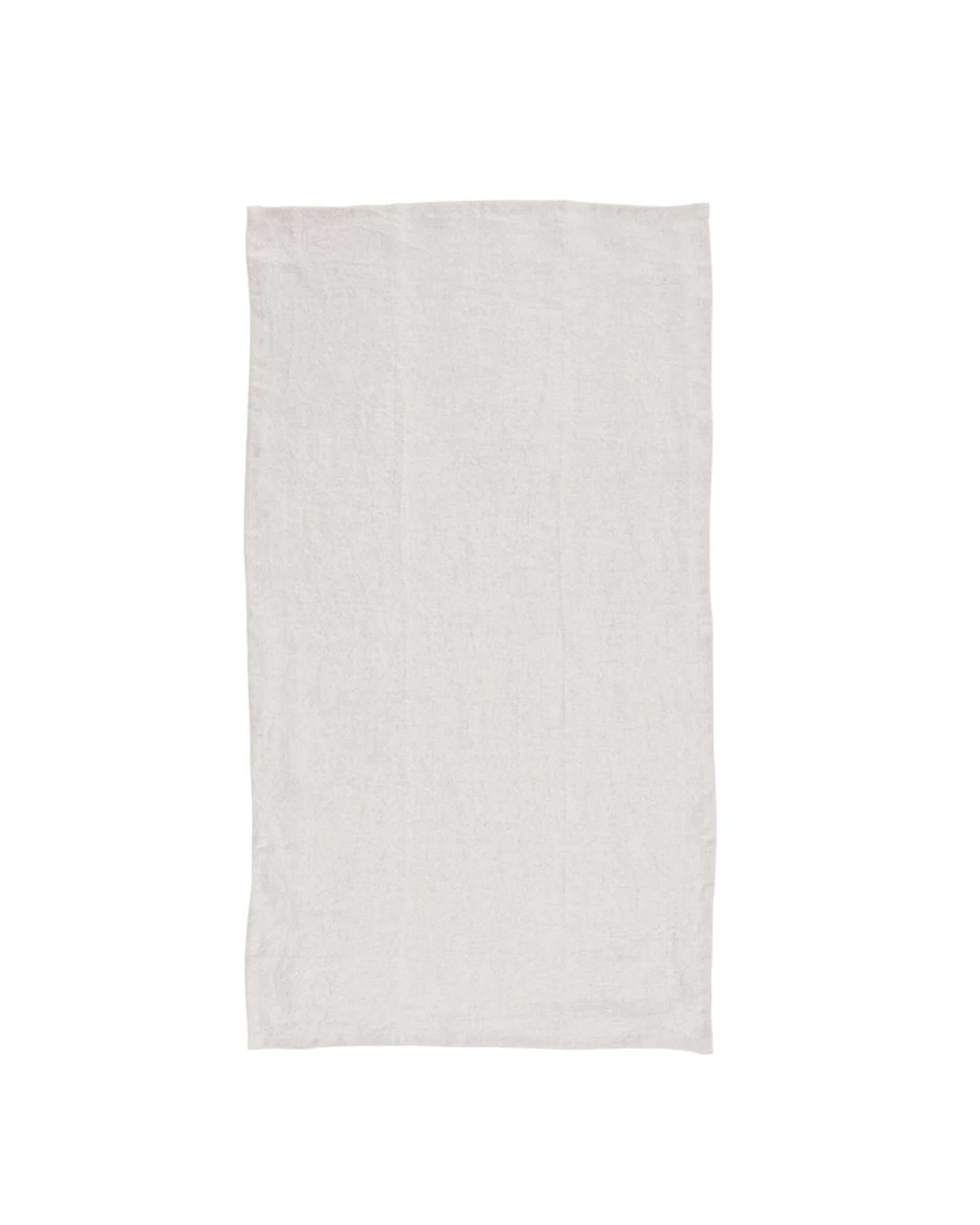 DF8163 Stonewashed Linen Tea Towel Ivory