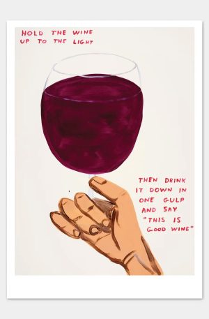 Hold The Wine Up To The Light Postcard